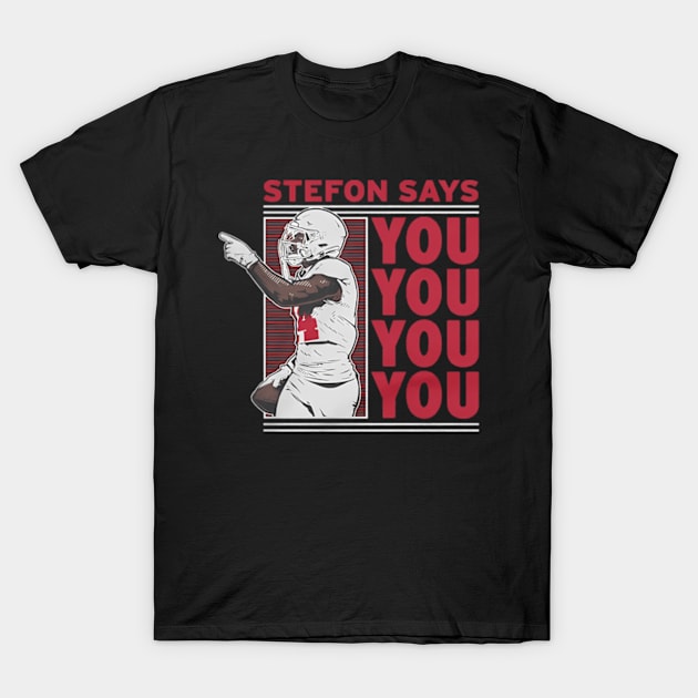 Stefon Diggs You You You You T-Shirt by caravalo